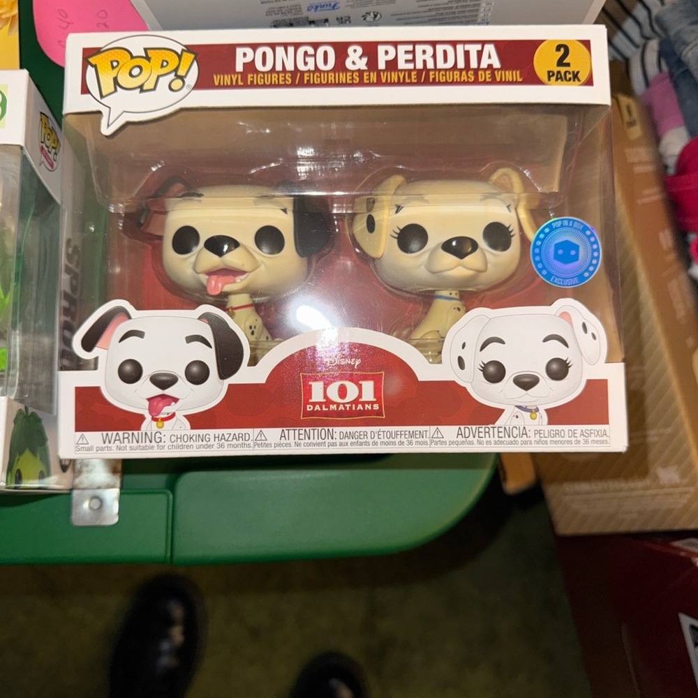 Funko Pop Disney 101 Dalmatians Pongo & Perdita 2-Pack Exclusive